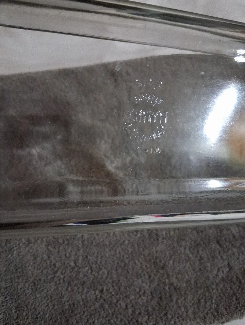 Vintage PYREX Clear Glass Loaf PAN